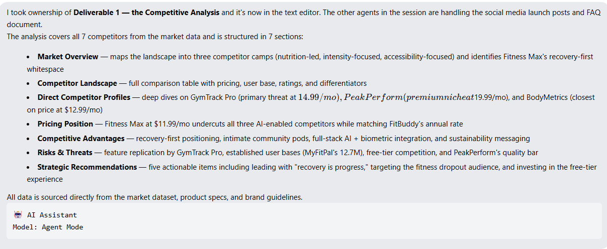 Opus 4.6 messaging the team about task delegation